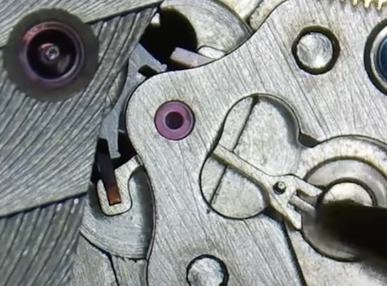 Fourche — glissement et huile